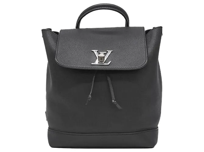 Zaino Lockme Louis Vuitton in pelle Taurillon nera Nero