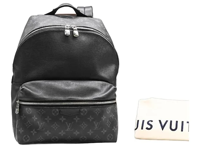 Zaino in pelle Taiga Discovery di Louis Vuitton Nero