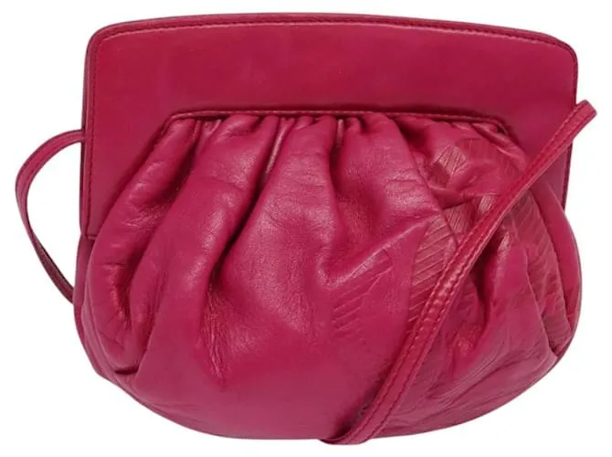 LOEWE Borsa a Spalla Anagram Pelle Rosa oro Auth ep9491V D'oro