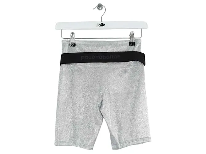 Paco Rabanne Pantaloni corti argento