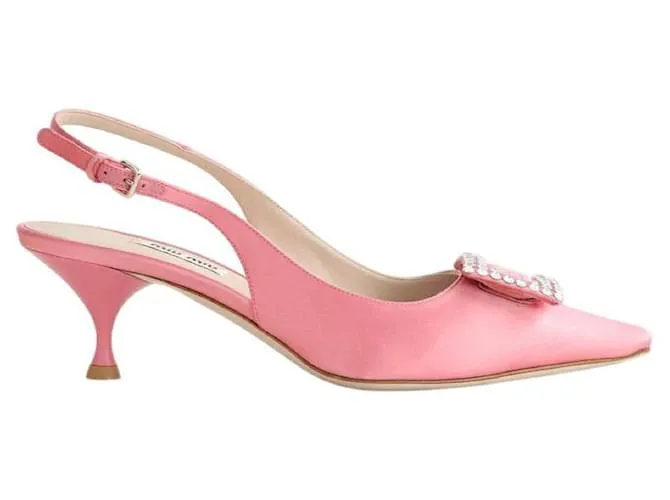 Miu Miu Tacchi in pelle Rosa