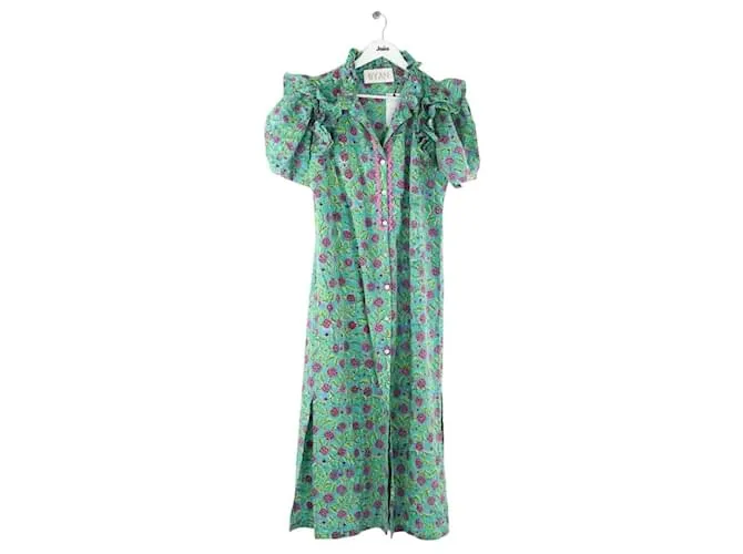 Autre Marque Abito di cotone Verde