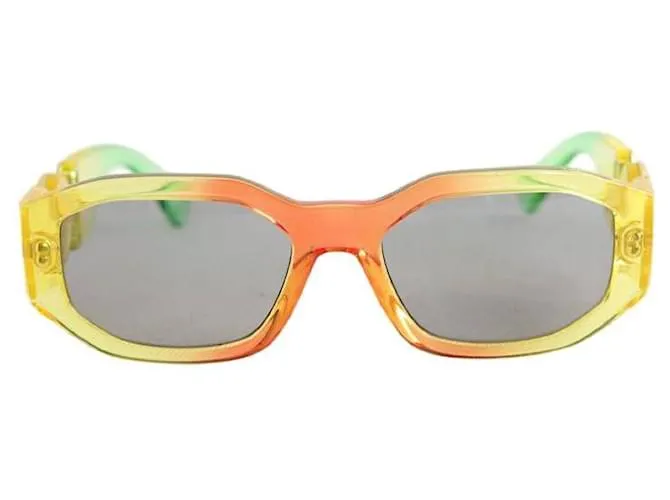Versace Occhiali da sole arancioni Arancione