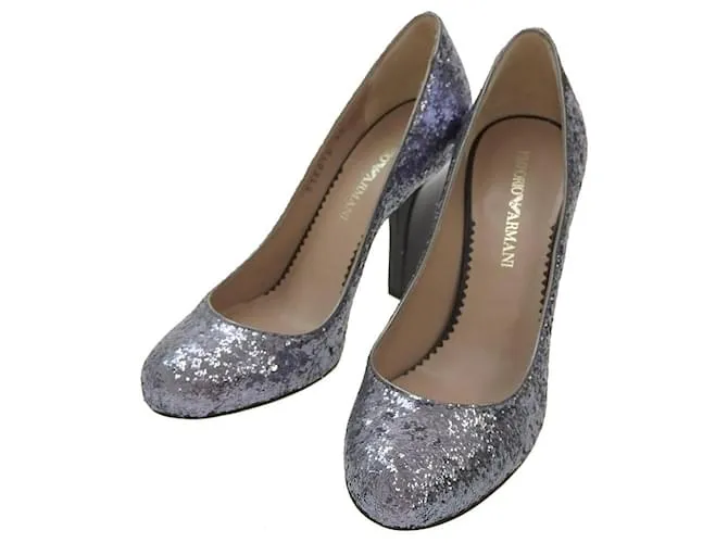 Autre Marque Tacchi glitter Emporio Armani Argento