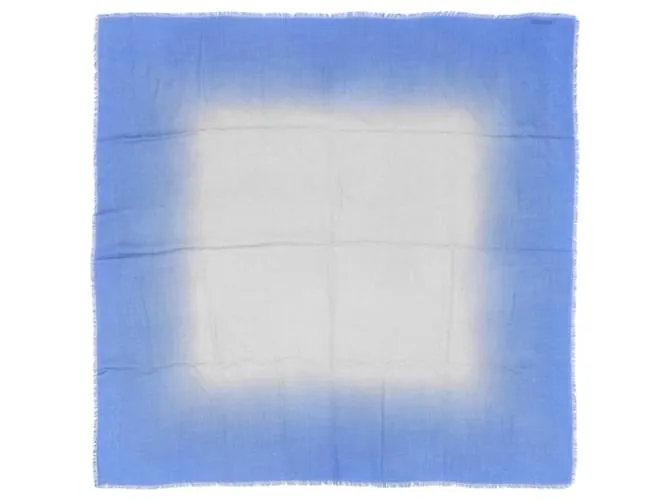 Sciarpa degradé Bottega Veneta blu grigio Marrone