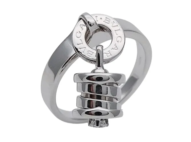 Bulgari Anello a fascia in oro bianco 18K per donna Bvlgari