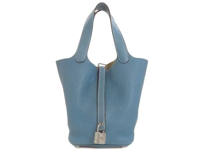 Borsa Picotin Lock PM di Hermès Blu