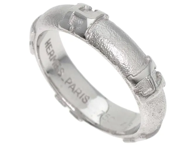 Ring Anello Hermès Fidelite #48 in oro bianco 18K