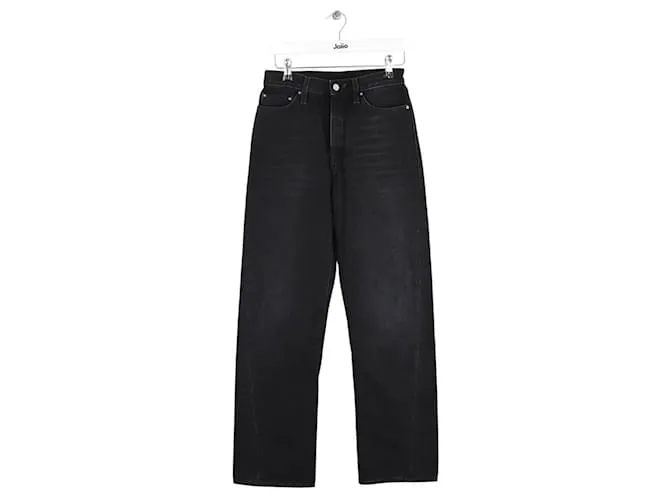 Totême Jeans dritti in cotone Nero