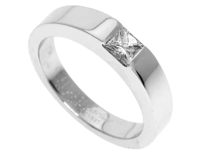 Anello Cartier Tank Diamante #48 in oro bianco 18K