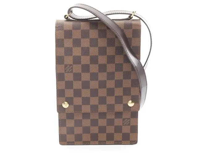 Borsa a Spalla Portobello Louis Vuitton Marrone