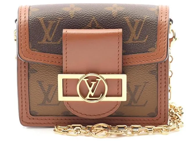 Borsa a Spalla Pico Dauphine di Louis Vuitton Marrone