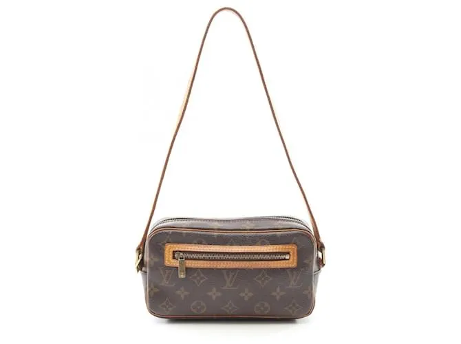 Borsa a Spalla Pochette Cite Louis Vuitton Marrone Monogramma