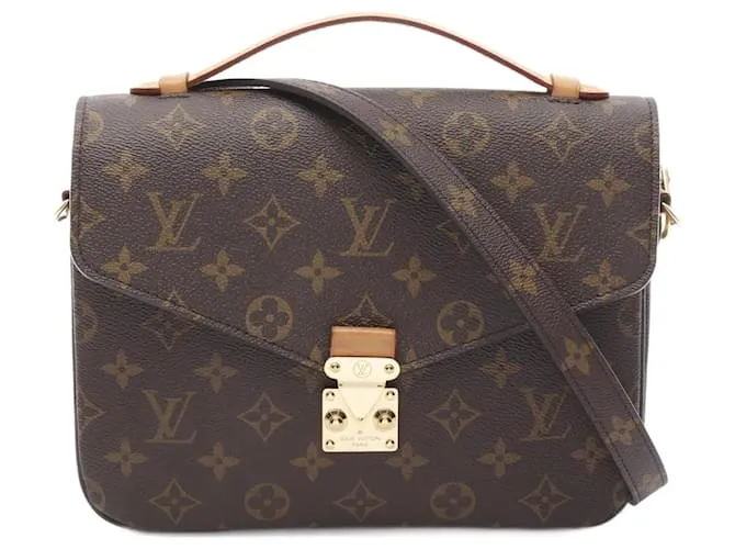 Borsa a mano Louis Vuitton Metis MM Pochette Marrone Monogramma
