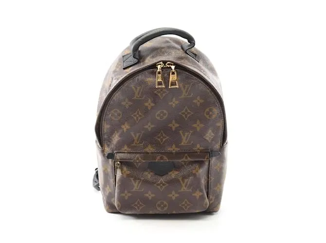 Zaino Palm Springs PM Louis Vuitton Marrone Nero