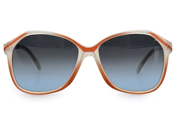 Yves Saint Laurent Occhiali da sole vintage DIANE 54/16 140mm Lente blu Arancione