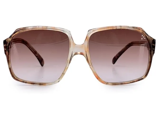 Yves Saint Laurent Occhiali da sole vintage marrone sfumato ARMANDIA 52/18