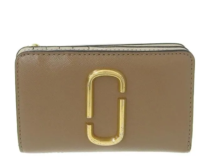 Autre Marque PORTAFOGLI IN CUOIO MARC JACOBS BIFOLD BEIGE M0014281 Arancione