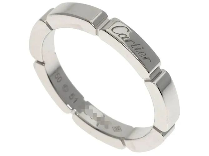 Anello Cartier Maillon Panthère #51 in oro bianco 18K