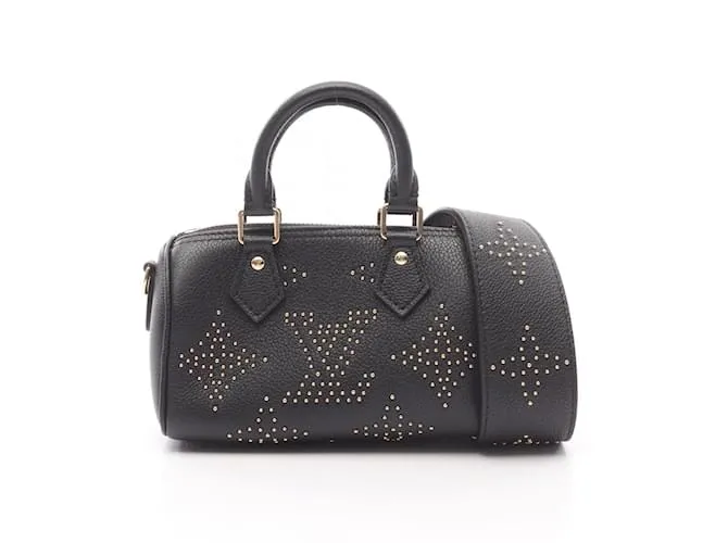 Borsa a mano Nano Speedy Louis Vuitton Nero