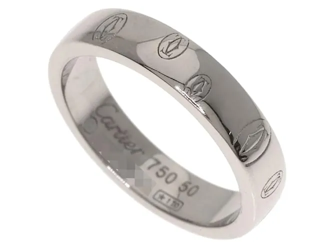 Anello Cartier Buon Compleanno #50 in Oro Bianco 18K