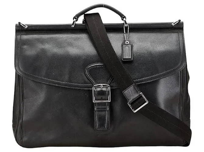 Borsa in pelle 2 in 1 Coach F70098 Nero
