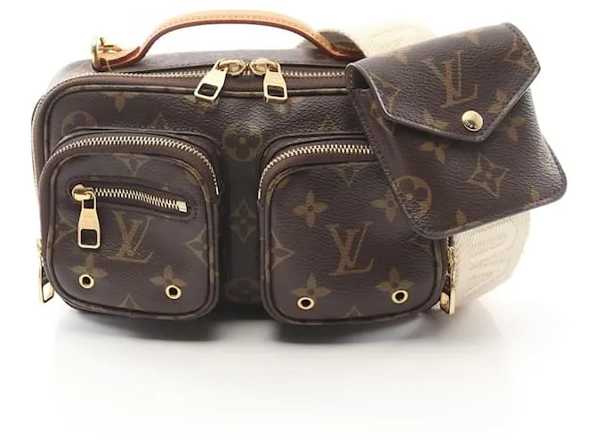 Borsa 2 in 1 Utility Monogram Louis Vuitton Marrone