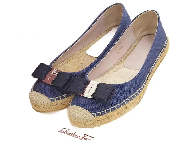 Scarpe Espadrilles Salvatore Ferragamo Blu