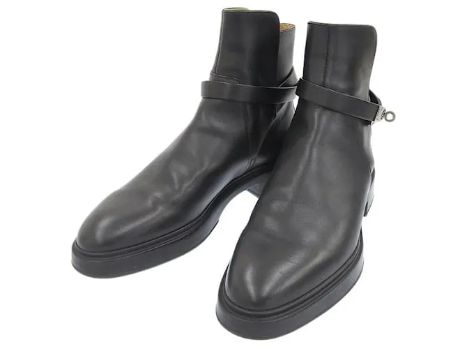 Stivali in pelle Kelly Neo Hermès neri 42 Nero Rosso