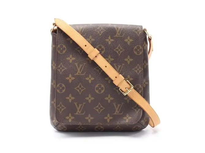 Borsa a Spalla Musette Salsa Louis Vuitton Marrone