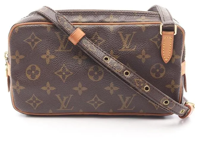 Borsa a Spalla Marly Bandouliere di Louis Vuitton Marrone Monogramma