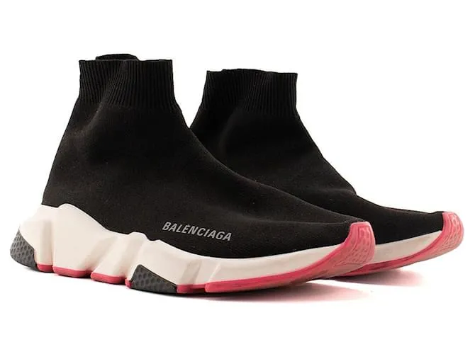 BALENCIAGA - Sneakers Speed Balenciaga in tela nera (T37) Nero