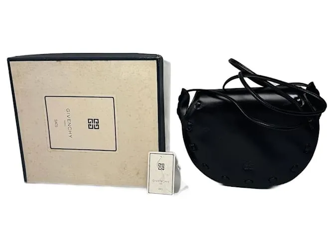 Borsa in pelle vintage Givenchy nera Nero