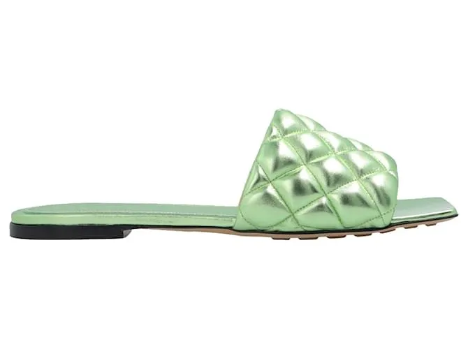 Sandali imbottiti Bottega Veneta Verde