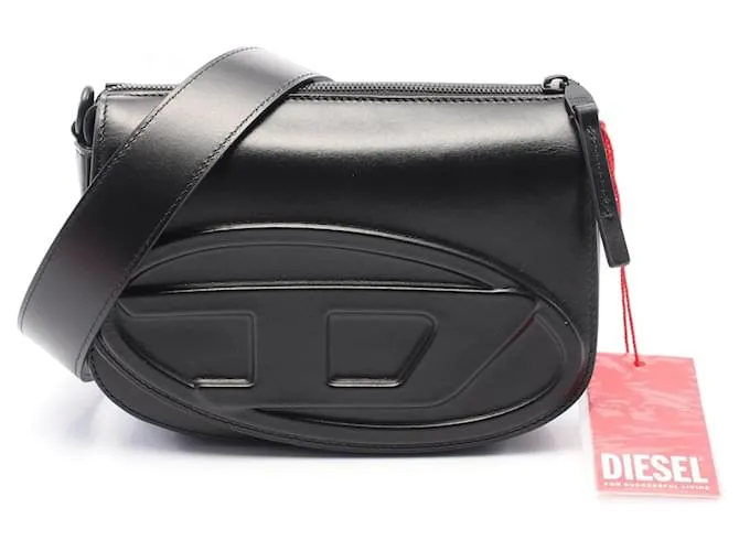 Autre Marque Borsa a spalla in pelle Diesel 1DR CAMERA BAG X10223PR818T8013 Nero