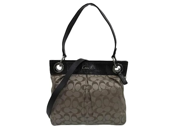 Borsa a Spalla 2WAY Signature Coach F17599 Marrone Beige