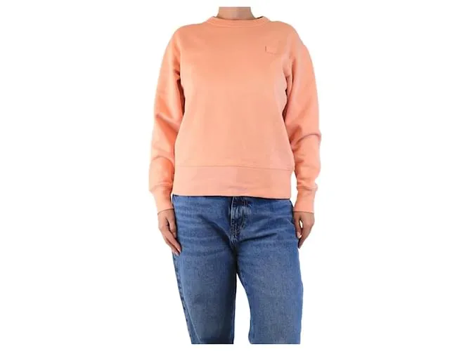 Acne Maglione in flanella rosa pallido Flint - taglia XS