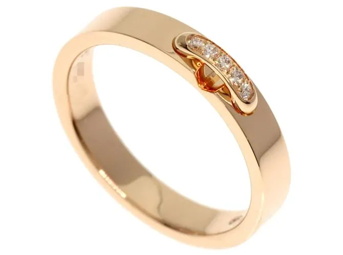 Anello in diamante Lien Evidence di Chaumet in oro rosa 18K