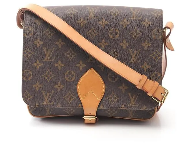 Borsa a Spalla Louis Vuitton Carte Ciel GM Marrone