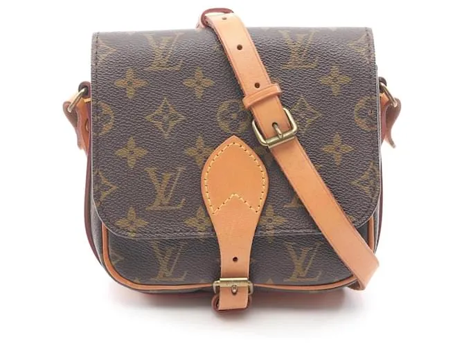 Borsa a Spalla Cartesiere PM Louis Vuitton Marrone Monogramma