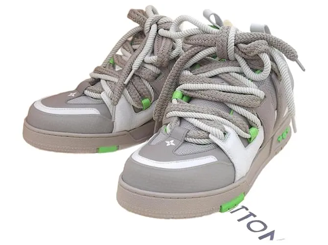 Sneakers Skate Line Louis Vuitton 1ABZ4SLV Marrone Verde