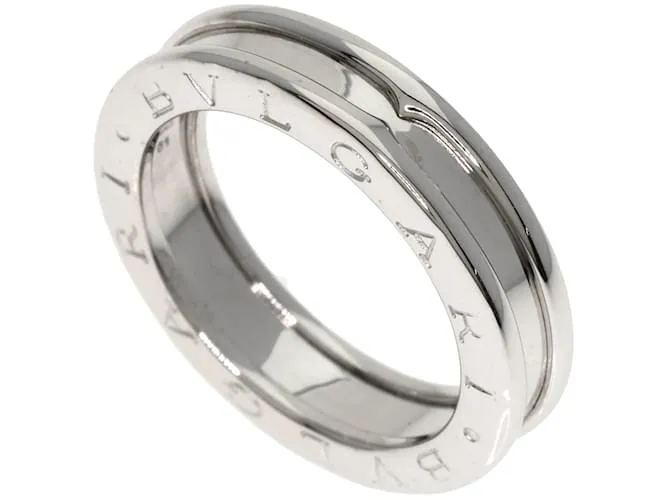 Bulgari Anello B.zero1 1-Band XS di Bvlgari in oro bianco 18K
