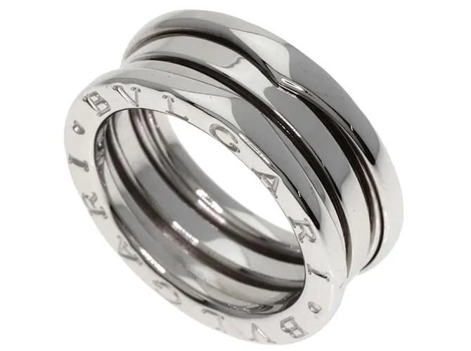 Bulgari Anello B.zero1 a 2 bande in oro bianco 18K Bvlgari