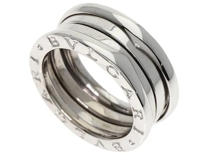 Bulgari Anello B.zero1 a 3 bande in oro bianco 18K di Bvlgari