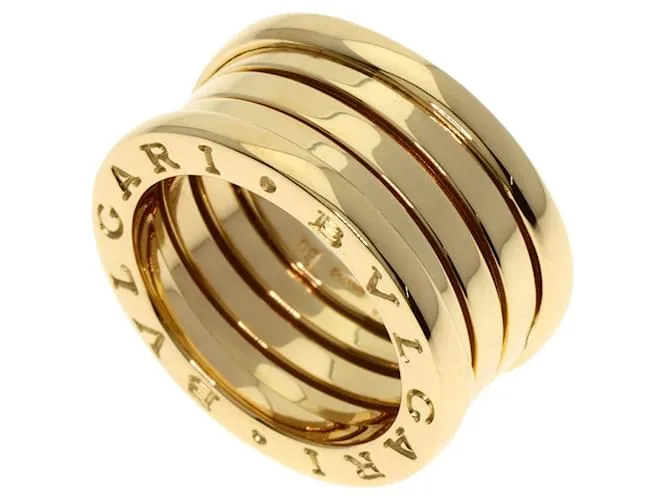 Bulgari Anello B.zero1 a 4 bande in oro giallo 18K di Bvlgari