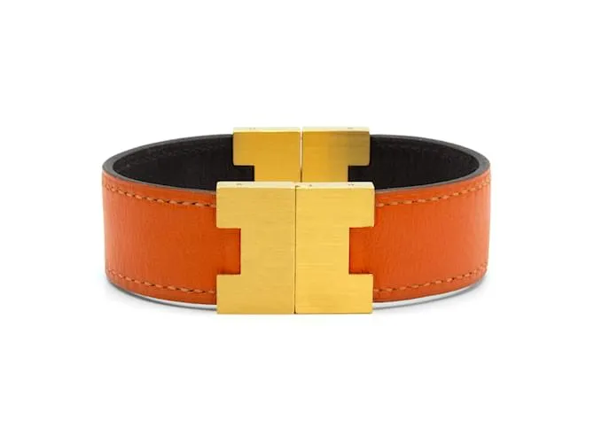 Bellissimo bracciale Hermès H D'oro