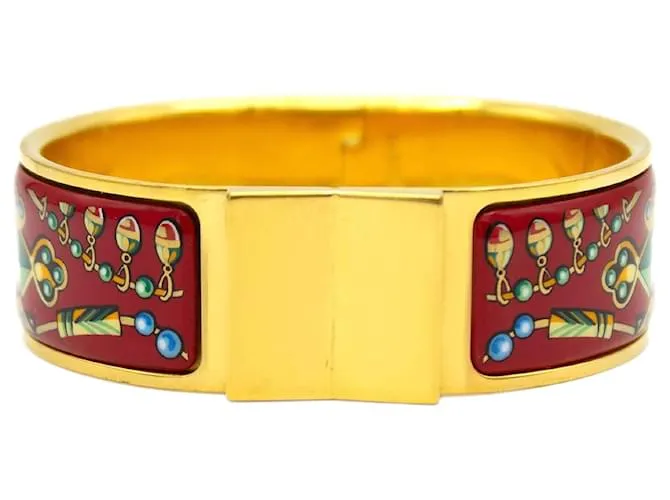 Bellissimo bracciale Hermès Clic-Clac. D'oro