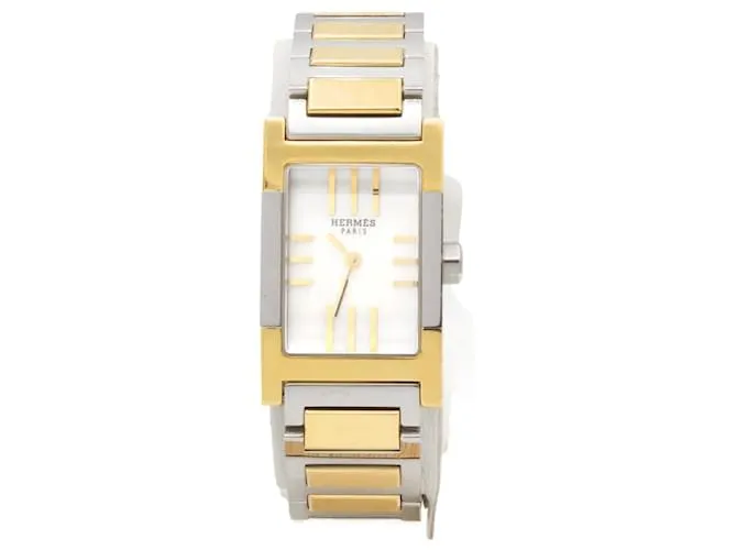Bellissimo orologio Hermès Tandem. D'oro