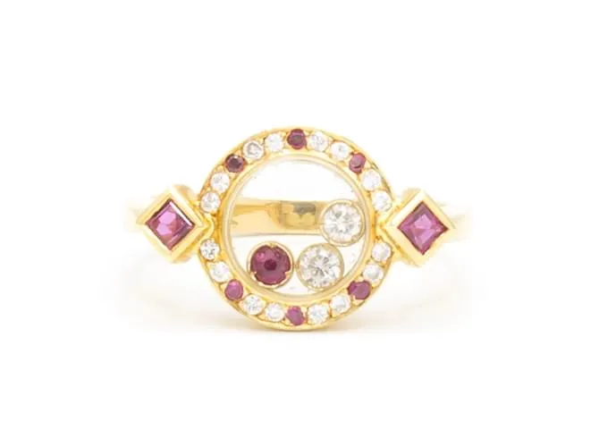 Anello Chopard Happy Diamonds. D'oro