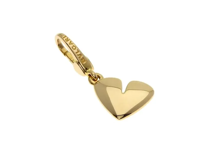 Bulgari Pendente Cuore a forma di cuore Bvlgari in oro giallo 18K